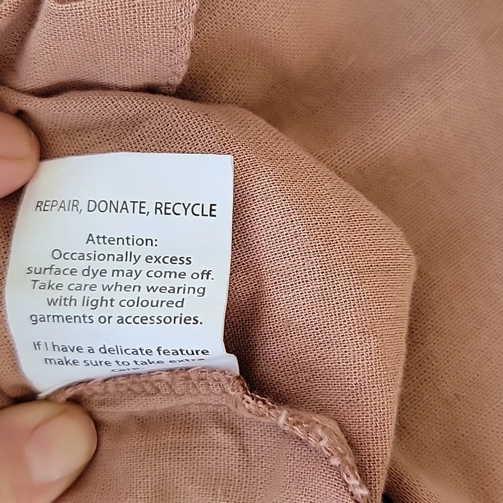 Cotton Tan Maxi Skirt Free Size Never Worn